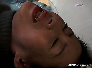 Gorgeous asian gets horny when see